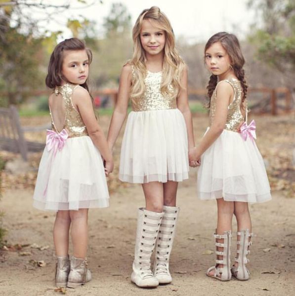 

дети дизайнер одежды девушки блестки лук dresss платье мини-бал формальные любовь спинки принцесса лук платье платье девочка дизайнер одежды, Red;yellow