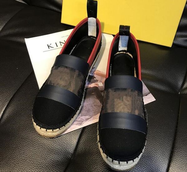 

platform womens designer shoes lace soft fashion f lambskin genuine leather mesh ol non-slip lazy loafers leisure vacation canvas sneakers, Black