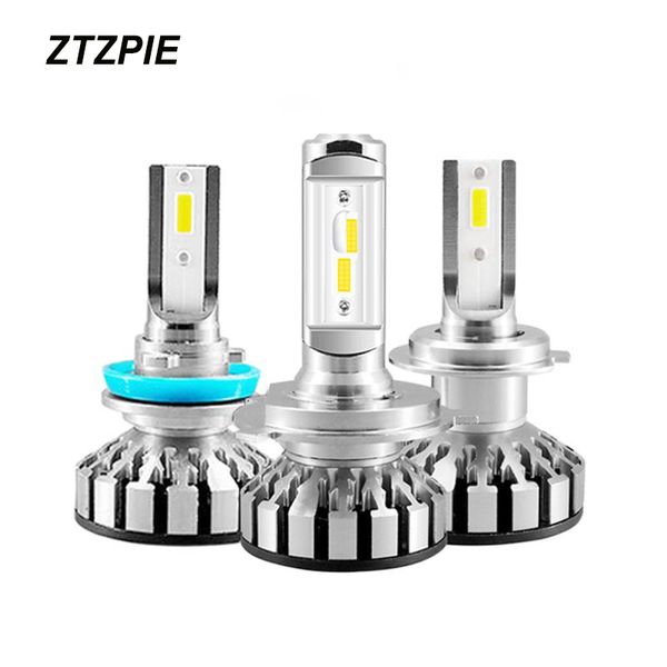 

f6c 6500k 12v h3 h7 100w 10000lm 9005 9006 h11 auto car headlight bulb head laser super bright cob h4 car led light lamp
