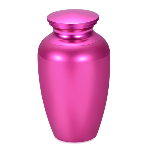 

iju051 aluminum cans cremation pet ashes holder memorial container jar customizable simple patterns and word, Silver