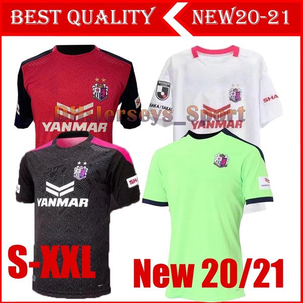 

2020 2021 osaka sakura soccer jersey j1 league polo uniform 20 21 okuno souza kakitani home away third japan red black white football shirt, Black;yellow