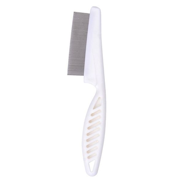 

pet dog hair flea comb stainless steel pin dog cat grooming brush comb cleaning tool two type plastic pets combs products