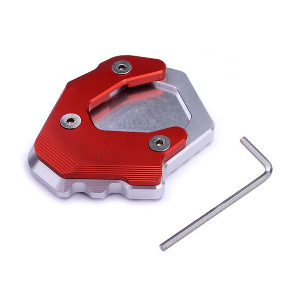 

motorcycle cnc kickstand foot side stand extension pad support plate for tnt300 bj250 leoncino 250 bj300