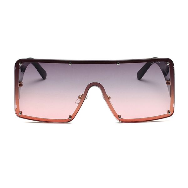

fashion oversized square sunglasses women men uv400 protection vintage plastic ladies brand designer shades eyeglasses big frame glasses, White;black
