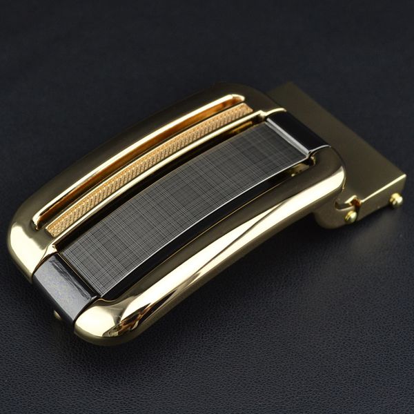 

new genuine men belt head belt buckle leisure head business accessories buckle width 3.5cm luxury fashion holographic punk, Black;brown