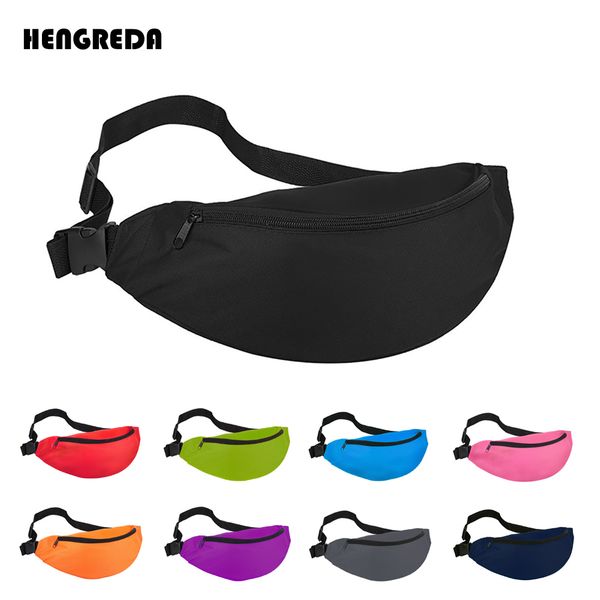

2018 fanny pack for women men waist bag colorful waistbag belt bag zipper pouch packs 110cm belt length factory oem