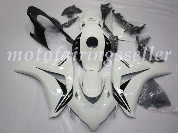 

oem quality new abs full fairings kits fit for honda cbr1000rr (2008 2009 2010 2011) cbr1000rr 08 09 10 11 bodywork set white black style