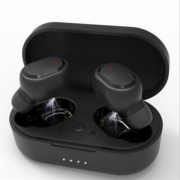 

four color bluetooth earphone wireless headphone tws m1 twins mini v5.0 with charger dock earbuds stereo headset for smart phone