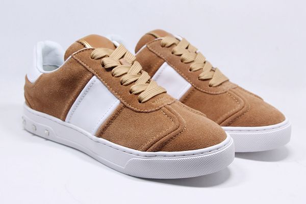 

gift luxury shoes designer sneakers genuine leather famous man walking casual shoes with golden, Black