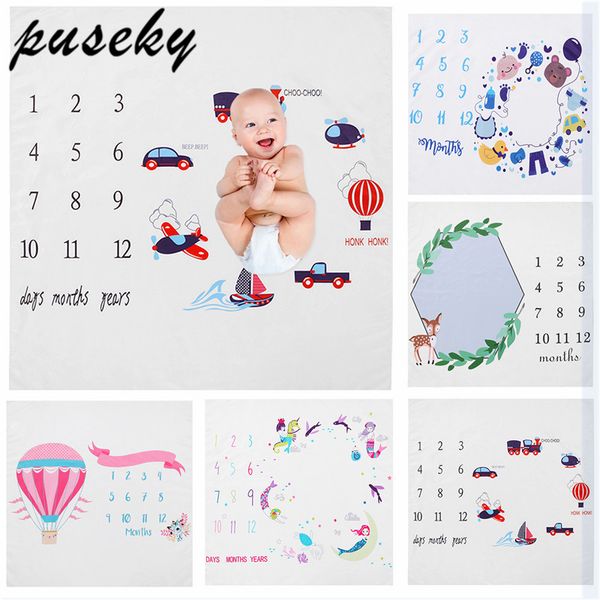 

мультфильм печатные детские одеяла пеленание wrap cute мягкое одеяло новорожденных мода банные полотенца diy младенческой дети фотографии ре