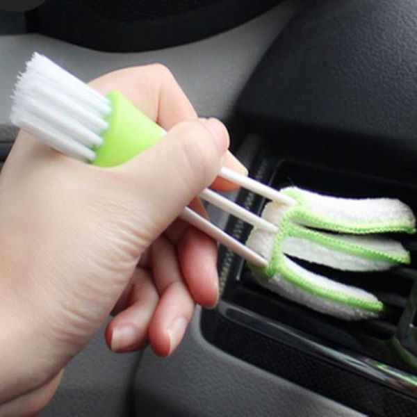 

portable ended car air conditioner vent slit cleaner brush paint care instrumentation dusting blinds keyboard cleaning car wash