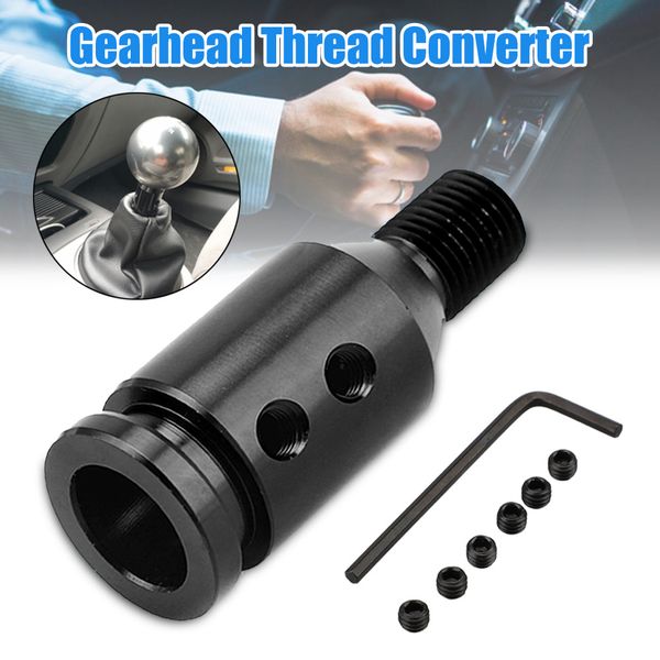 

car aluminum knob adapter thread converter gear levers adapter universal xr657