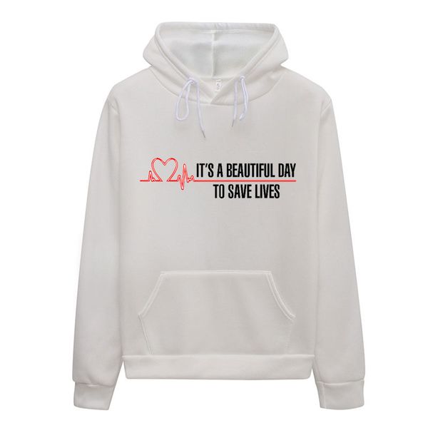 

greys anatomy hoodie women female you're my person 90s tumblr sweatshirt hooded pullover spring long sleeve funny polyester, Black