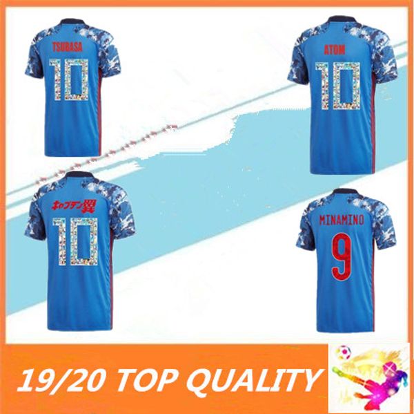 

2019 2020 japan home soccer jersey national team atom kagawa endo okazaki nagatomo hasebe kamamoto football shirt, Black;yellow