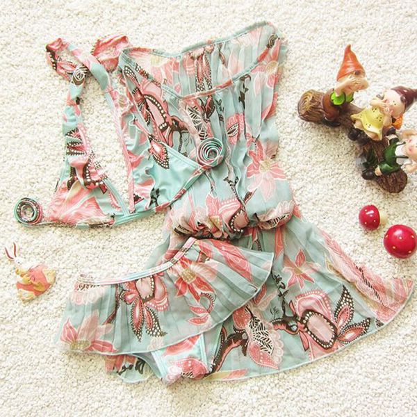 

2019 children's swimsuit girls bikini swimwear three pieces bikini sets girls summer children baby girl swimwear swimsuit