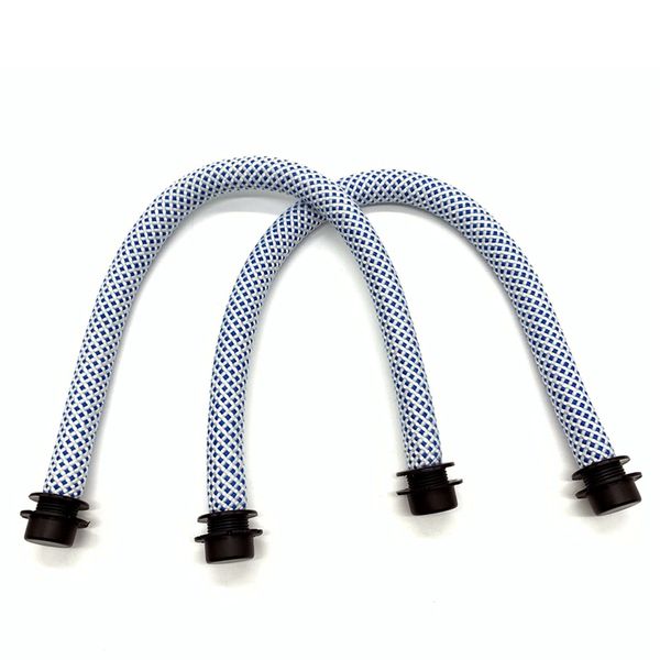 

mlhj obag colorful handles rope obag 1 pair, Black