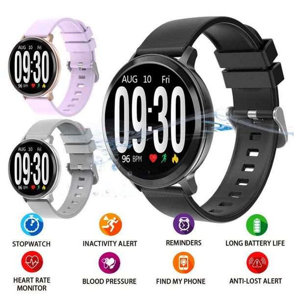

fitness tracker smart watch activity tracker with heart rate monitor waterproof pedometer watch sleep monitor step counter, Slivery;brown