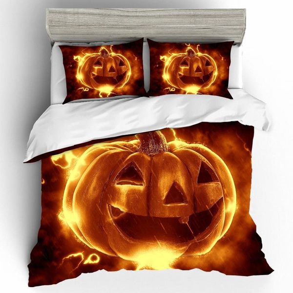 

halloween luxury kid quality 3d home textiles bed linen set couple king size bedding set duvets and linen sets bed cotton