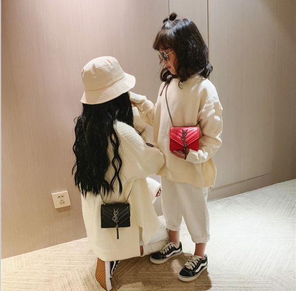 

baby ins korean style elegant soft pu messenger bag new arrival girls fashion classical fringe handbag childrens bag, Black