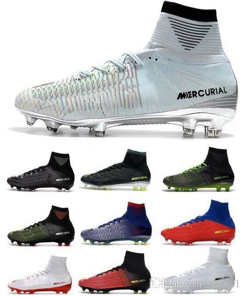 

high new heel mercurial superfly v fg mens soccer shoes ronaldo football boots cr7 mercurial superfly men football shoes acc soccer cleats