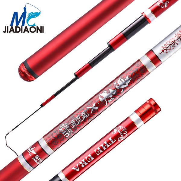 

jiadiaoni 19/28 tune carbon fiber superhard 3.6m/3.9m/4.5m/4.8m/5.4m/5.7m/6.3m/7.2m taiwan fishing rod fishing tackle