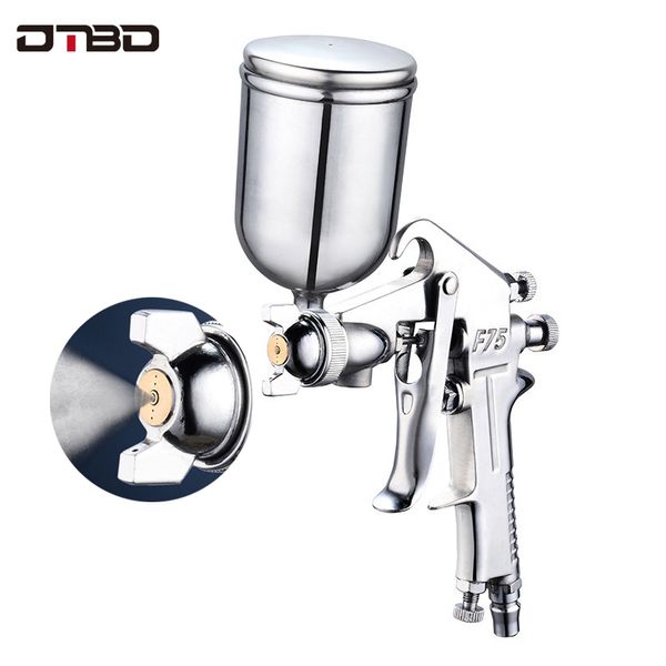

professional spray gun pneumatic 500ml airbrush sprayer alloy painting atomizer tool with hopper for painting cars