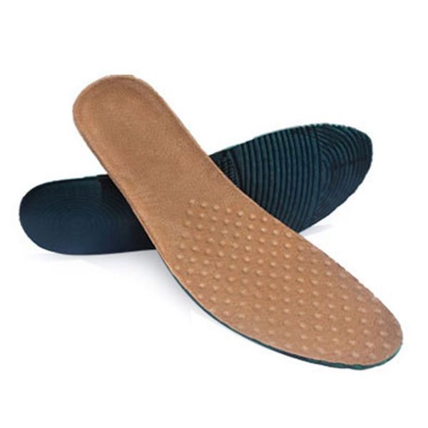 

1 pair shoe pad faux leather cuttable deodorant breathable thin insole cushion proof pain relief pads orthopedic, Black