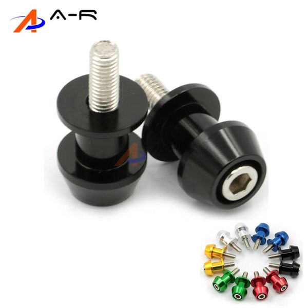 

swingarm swing arm бассейны ползунки подставки винты болты бобины 10мм для ninja zx-6r zx6r 1998-2012 2011 2010 2009 2009