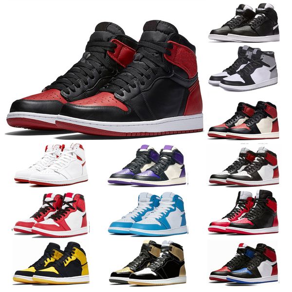 

new arrive 1 1s 3 shattered backboard chicago men basketball shoes ing sale new love wheat metallc red trainers sneakers size 40-47, Black