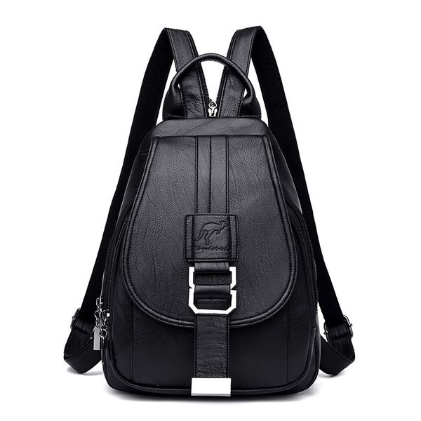 

женщины кожа рюкзаки урожай женщина сумки на ремне мешком dos travel ladies bagpack mochilas ранцы девушки опрятный учиться в россии