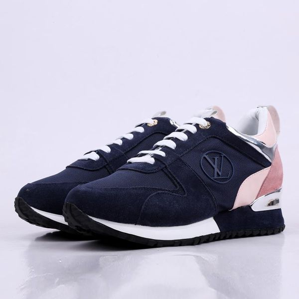

2020 quality designer shoe fashion luxury women men's leather lace up platform oversized sole sneakers white black casual shoes with bo