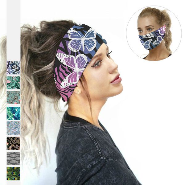 

2020 multifunction cross hairbands print bohemian headbands for women girls knot headband yoga turban headwrap bandage hair accessories, Silver