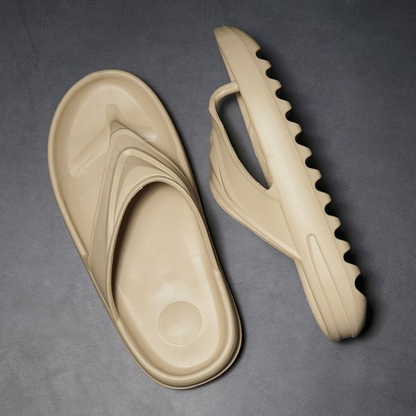 

ruiff men beach shoes anti-slip hard-wearing fashion leisure slippers swimming walking indoor t-tied flip flops men clogs 39-45
