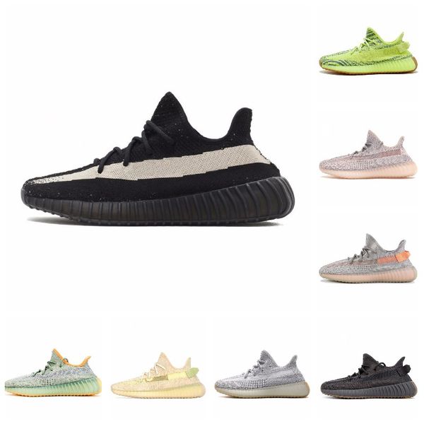 

kanye west static running shoes new israfil cinder desert sage earth tail light zebra womens mens trainers sneakers size 13 luxky j#006606