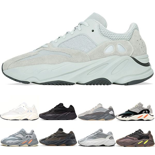 

700 Hospital Blue Running Shoes For Women Men Magnet Salt Static 3m Reflective Wave 700s Mens Trainers Platform Sports Shoes Size 36-45