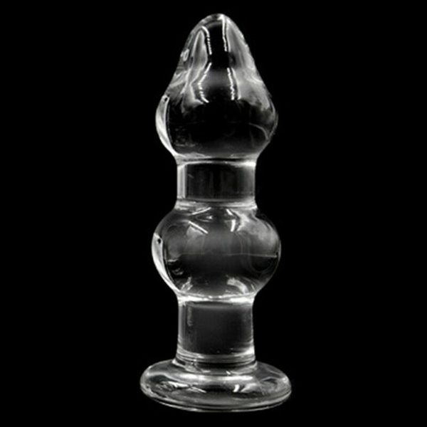 Большой Pyrex Glass Anal Beads Big Ball Crystal Dildo Butt Plug Artifice Dick Au065