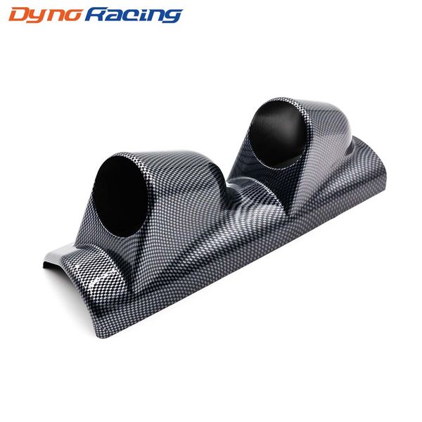 

2" 52mm carbon fiber a pillar pod 2 hole gauge holder pod drivers side left side gauge pod tt100219