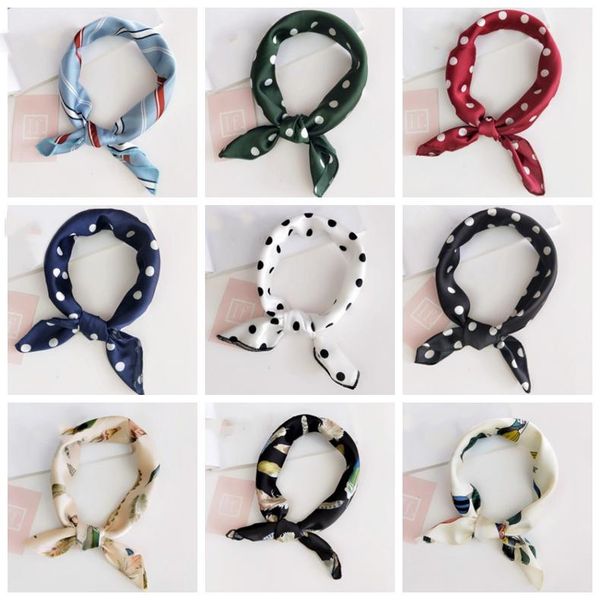 

квадратный шарф artifical шелковый сатин голова шарфы женщины волос стяжной женщины wrap платок бандана бизнес партия accessorieslqp-yw3105