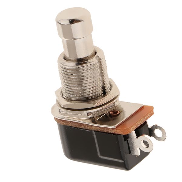 

1 piece metal button switches foot pedal button latching stomp foot switch rustproof for various instruments