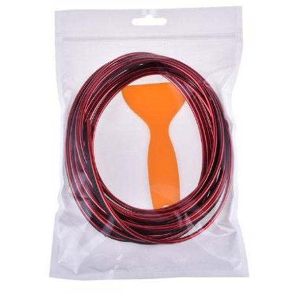 

5m car universal decoration strips auto interior frames finishing decoration line strips air dashboard adhesive