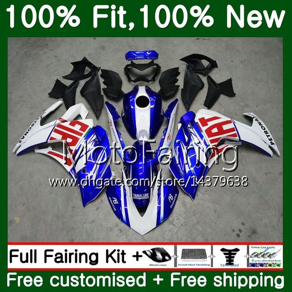 

инъекции тела синий белый для ямаха yzf r3 с р25 и yzf-r3 в yzfr25 14 15 16 17 96mf3 и yzf-р25 р 25 yzfr3 2015 2016 2017 2014 обтекателя куз