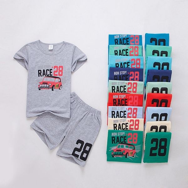 

clothing for big children children's children's 6-11 years old summer sports students two-piece suit for big children