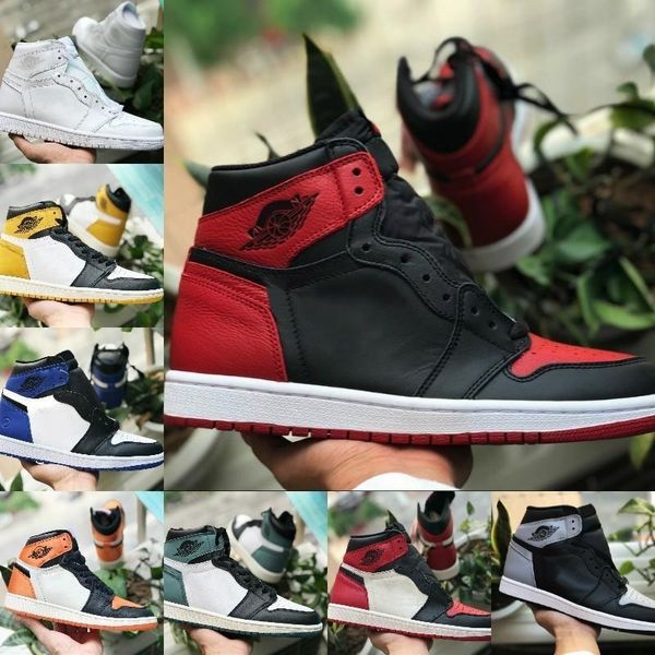 

With box 2019 new high og mid men 1 ba ketball hoe game royal banned hadow bred red blue white toe hoe women 1 chicago neaker