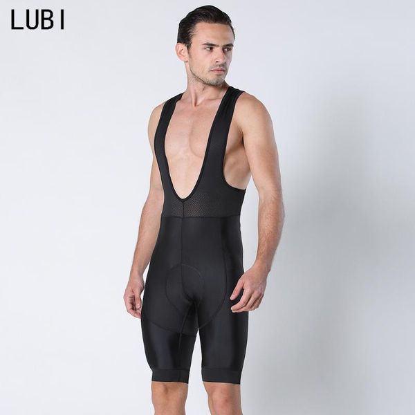 

lubi men summer whole black pro cycling bib shorts gel pad противоударные гонки штаны дорожный велосипед шорты губка pad колготки велосипедо