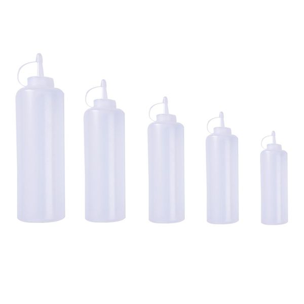 

kitchen plastic squeeze bottle condiment dispenser for sauce vinegar oil ketchup gravy cruet 6/9/13/18/24 oz