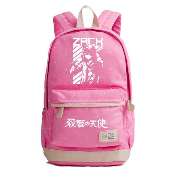 

angels of death ray cosplay anime backpack canvas travel backpack cartoon bagpack harajuku school bags feminina