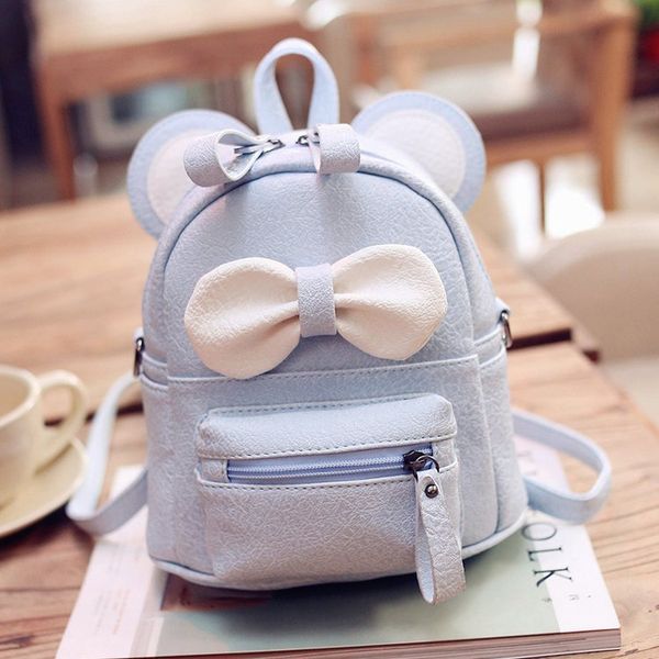 

2020 new mini backpack japanese and korean cute bow backpack