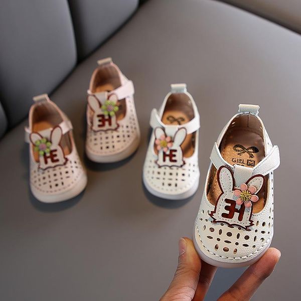 

spring girls casual single shoes hollow princess leather shoes baby toddler 1-3 years old children's