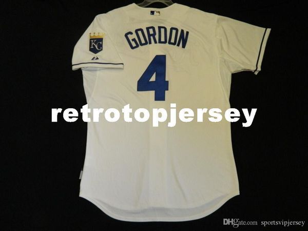 

majestic kansas city #4 alex gordon cool base jersey mens stitched wholesale big and tall size xs-6xl baseball jerseys, Black;blue