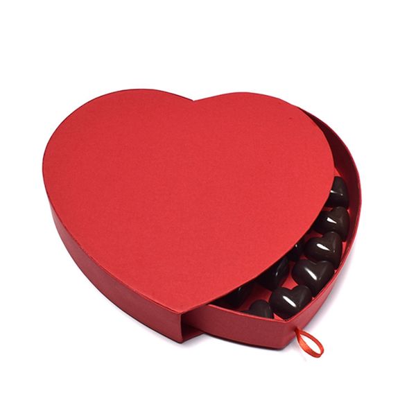 

2pcs/lot heart shape chocolate gift boxes candy box valentine's day birthday gift paper box prensent carton